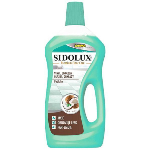 SIDOLUX PREMIUM FLOOR CARE na vinyl, dlažbu, linoleá - Kokos Mäta 750ml