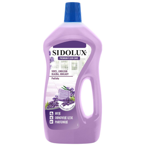 SIDOLUX PREMIUM FLOOR CARE na vinyl, dlažbu, linoleá - Marseillské mydlo s levanduľou 750ml