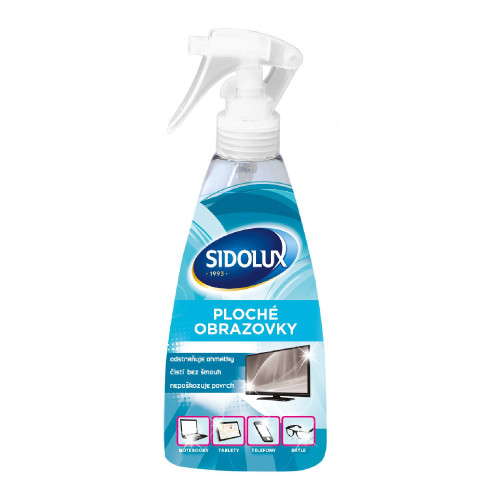 SIDOLUX PROFESSIONAL čistič na ploché obrazovky s rozprašovačom 200ml SIDOLUX PROFESSIONAL čistič na ploché obrazovky s rozprašovačom 200ml