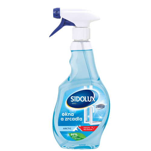 SIDOLUX na okná a zrkadlá s NANO technológiou Arctic - 500ml SIDOLUX na okná a zrkadlá s NANO technológiou Arctic - 500ml