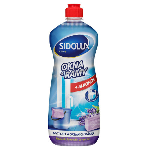 SIDOLUX na okná a rámy Marseillské mydlo s levanduľou - 1000ml SIDOLUX na okná a rámy Marseillské mydlo s levanduľou - 1000ml