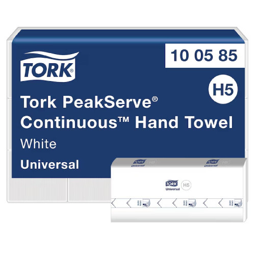 Tork PeakServe® nadväzujúce papierové utierky na ruky biele H5 1-vr, 12 x 270 útržkov Tork PeakServe® nadväzujúce papierové utierky na ruky biele H5 1-vr, 12 x 270 útržkov