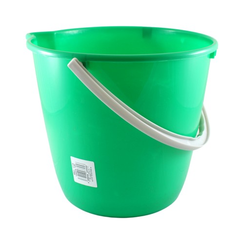 Vedro okrúhle, plastové – zelené 12l