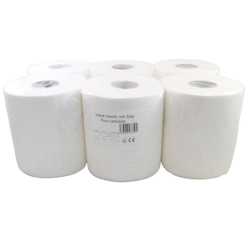 Papierové utierky PREMIUM rolované HRUBŠIE a PERFOROVANÉ MAXI s Ø 19 CM, 100 M
