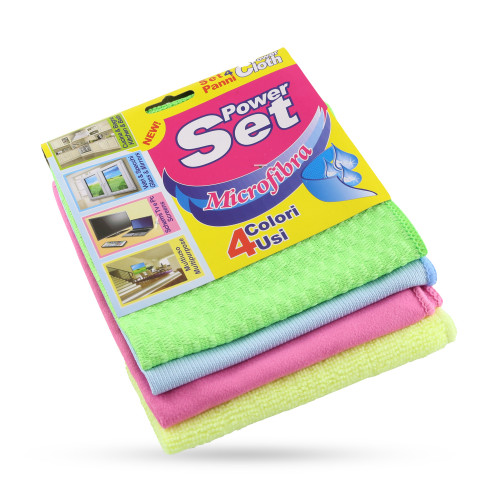 Set utierok z mikrovlákna 4ks 30x30 cm