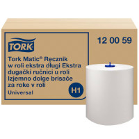 Tork Matic® extra dlhé papierové utierky H1 - 1-vr, 280 m biela (6ks) Tork Matic® extra dlhé papierové utierky H1 - 1-vr, 280 m biela (6ks)