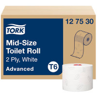 Tork Mid-size toaletný papier T6 100m 2vr. (27ks) Tork Mid-size toaletný papier T6 100m 2vr. (27ks)