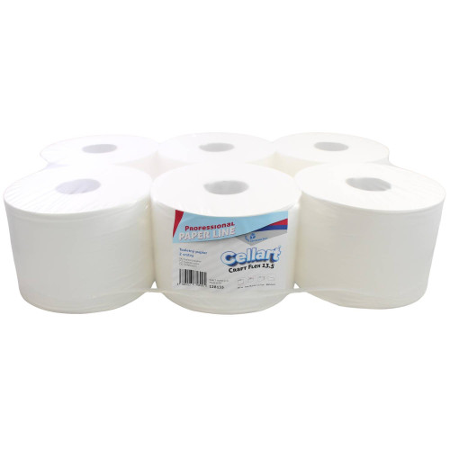Toaletný papier JUMBO Ø 19cm – CELLART Craft Soft Flex, 207m (6ks)