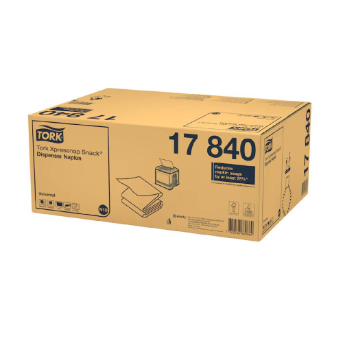 Tork Xpressnap Snack® biele servítky do zásobníka N10 – 9000ks