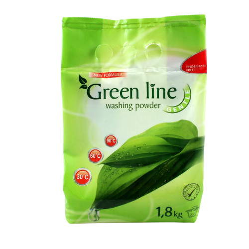 Prací prášok GREEN LINE GENTLE 1,8 kg