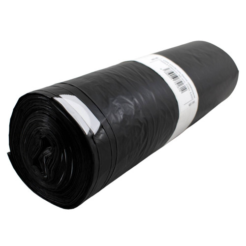 LDPE vrecia zaťahovacie čierne 700x1000mm/40mic 110l 25ks
