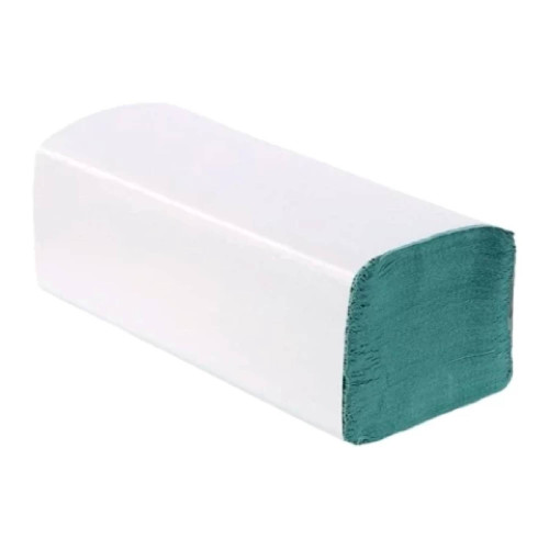 Papierové utierky ZZ zelené 25x23cm, 1 vrst., 34g/m2  (4000ks)