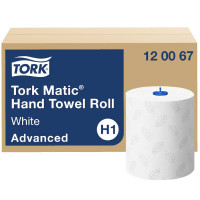 Tork Matic® jemné papierové utierky na ruky H1 2-vr, 150 m biela (6ks) Tork Matic® jemné papierové utierky na ruky H1 2-vr, 150 m biela (6ks)