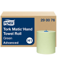 Tork Matic® jemné papierové utierky na ruky H1, 2-vrstvové, 150 m, zelené (6 ks Tork Matic® jemné papierové utierky na ruky H1, 2-vrstvové, 150 m, zelené (6 ks
