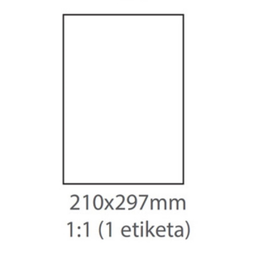 Etikety univerzálne biele samolepiace A4 / 100 hárkov so zadným rezom Etikety univerzálne biele samolepiace A4 / 100 hárkov so zadným rezom
