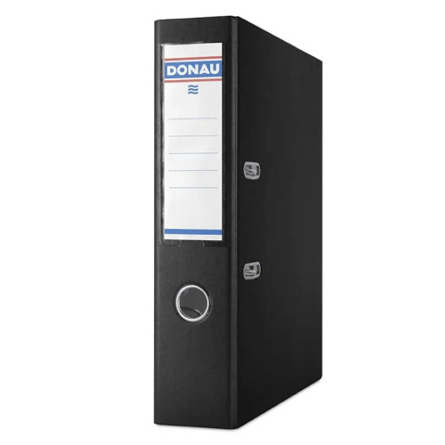 Zakladač pákový DONAU Master, kartón a fólia, A4/75 mm, čierny Zakladač pákový DONAU Master, kartón a fólia, A4/75 mm, čierny