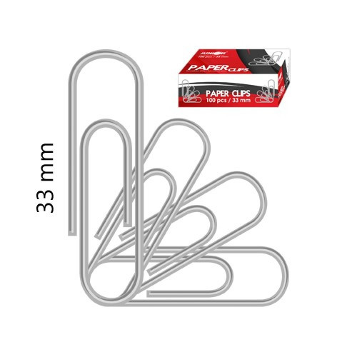 Kancelárske spony JUNIOR 33mm/100ks