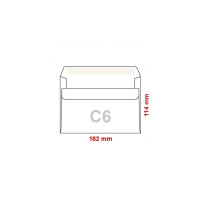 Obálky C6 samolepiace - 1000 ks Obálky C6 samolepiace - 1000 ks