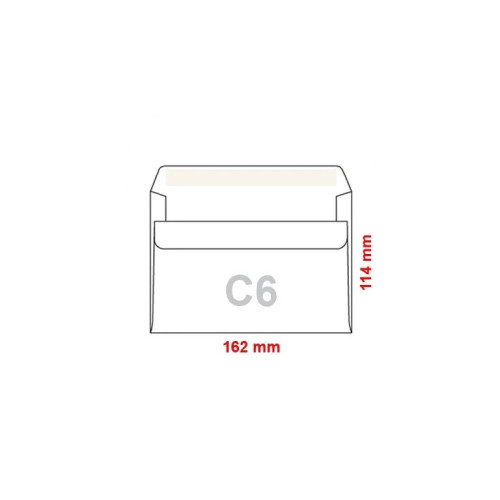 Obálky C6 samolepiace - 1000 ks Obálky C6 samolepiace - 1000 ks