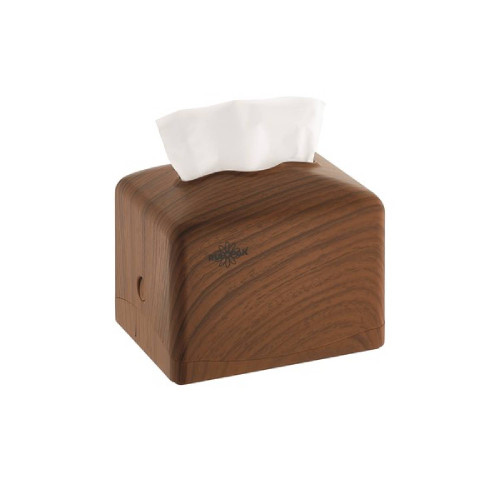 Zásobník obrúskov v dekore tmavého dreva