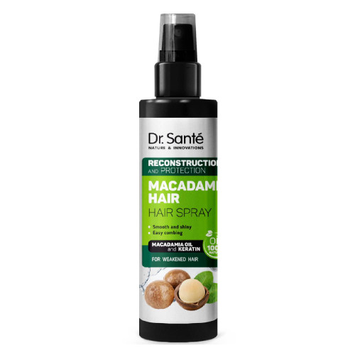 Dr. Santé Macadamia sprej na vlasy s výťažkom makadamiového oleja 150 ml