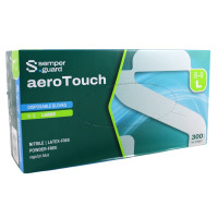 Nitrilové rukavice jednorázové Semperguard aeroTouch - modré L 300ks Nitrilové rukavice jednorázové Semperguard aeroTouch - modré L 300ks