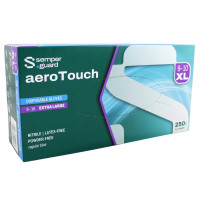 Nitrilové rukavice jednorázové Semperguard aeroTouch - modré XL 250ks Nitrilové rukavice jednorázové Semperguard aeroTouch - modré XL 250ks