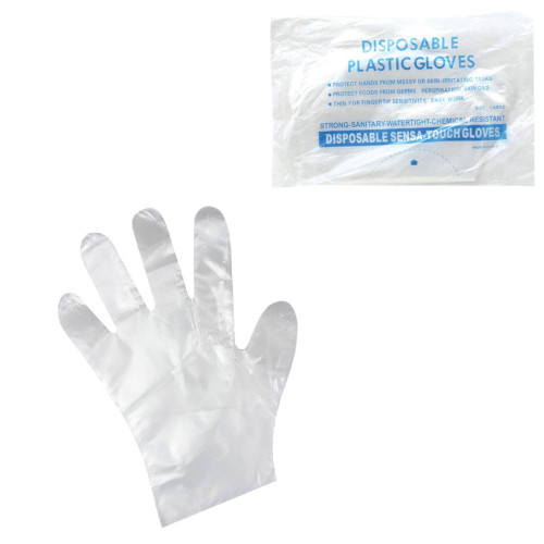 HDPE Mikroténové rukavice jednorázové 100ks HDPE Mikroténové rukavice jednorázové 100ks