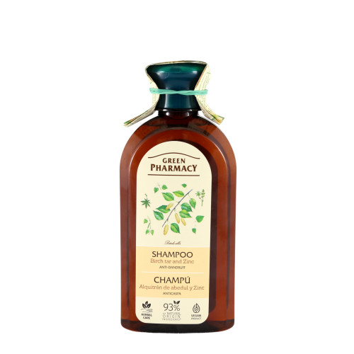 Green Pharmacy šampón proti lupinám breza a zinok 350ml