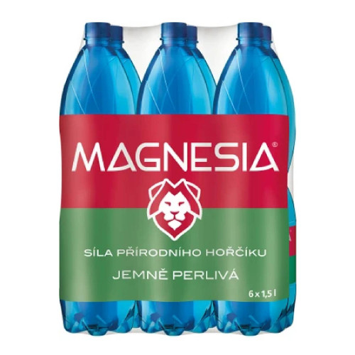 MAGNESIA minerálna voda jemne sýtená 6 x 1,5 L