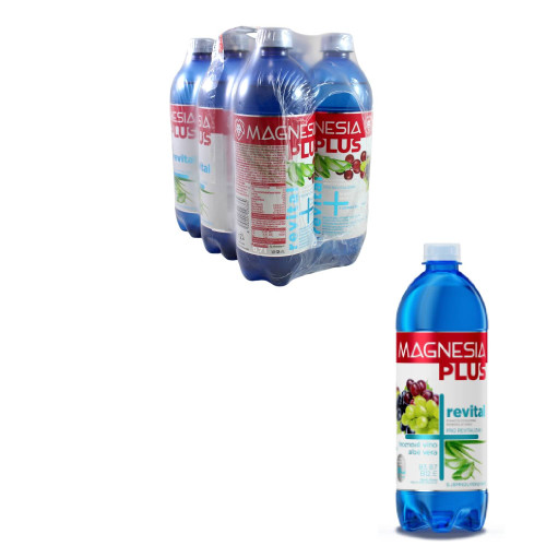 Magnesia Plus revital hroznové víno, aloe vera 6 x 0,7 l