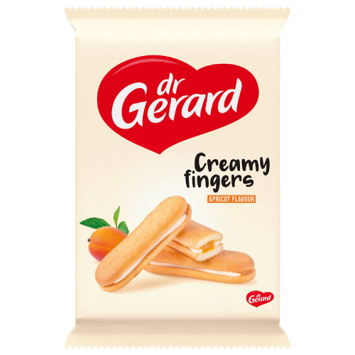 Dr. Gerard Creamy fingers Apricot Flavour 170g
