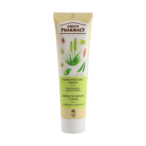 Green Pharmacy krém na ruky a nechty - Aloe 100ml
