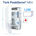 Tork PeakServe® Mini zásobník na nadväzujúce papierové utierky, biely H5