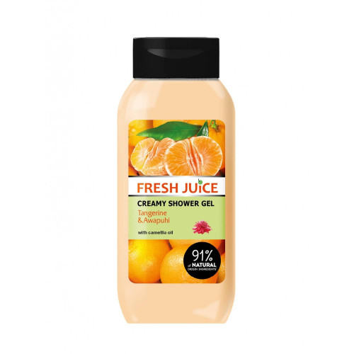 Fresh Juice krémový sprchový gél TANGERINE & AWAPUHI 400ml