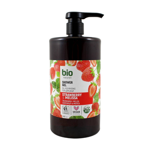 BIO naturell sprchový gél STRAWBERRY & MELISSA - 946ml 