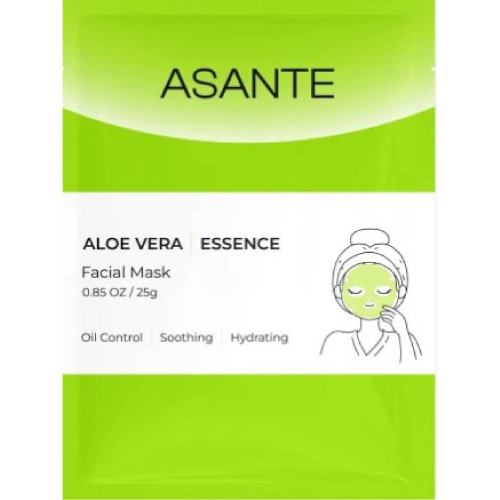 ASANTE textilná pleťová maska Aloe vera Essence  - 1 ks