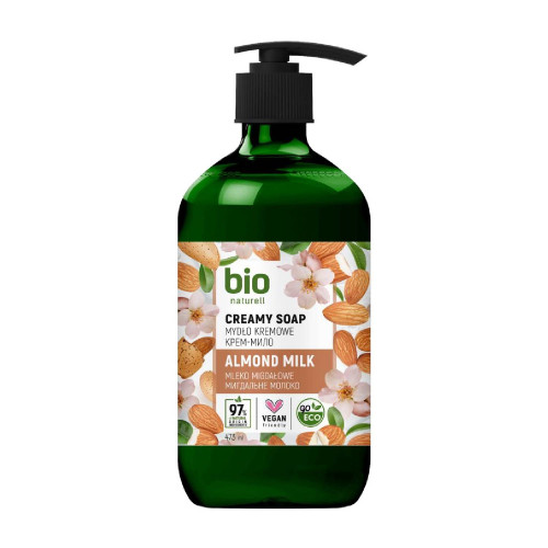 BIO naturell krémové mydlo ALMOND MILK - 473ml 