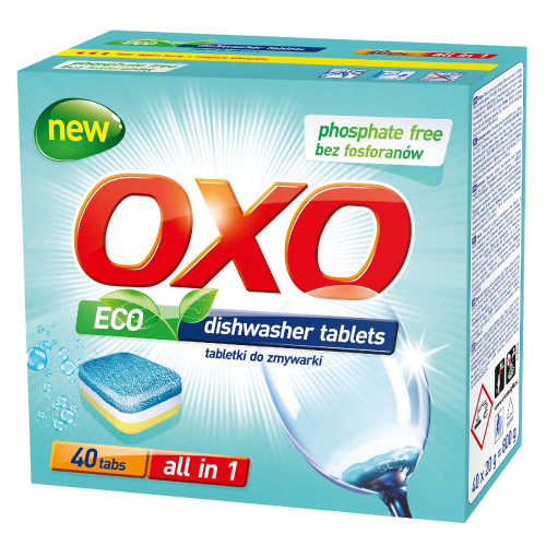 OXO ECO tablety do umývačky riadu 40 ks