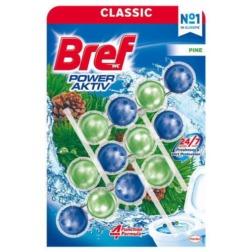 BREF wc blok  Power Aktiv Pine 3 × 50 g