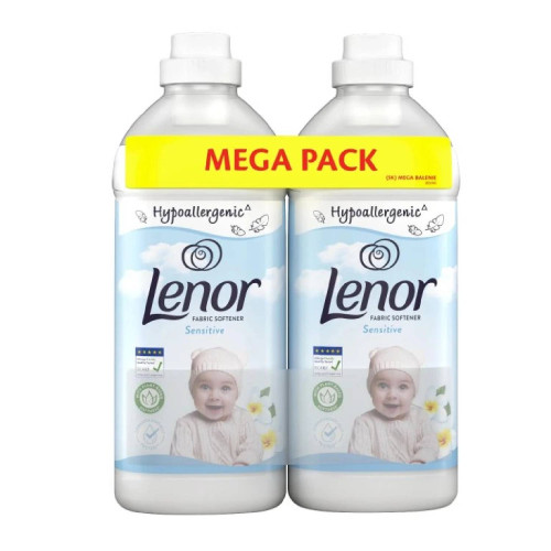Lenor aviváž SENSITIVE duopack 2x1491 ml