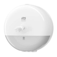 Tork SmartOne® mini zásobník na toaletný papier v kotúči, biely T9 Tork SmartOne® mini zásobník na toaletný papier v kotúči, biely T9