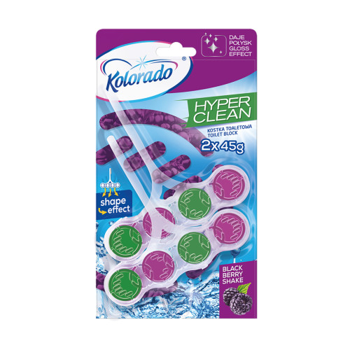 WC blok Kolorado Hyper Clean BLACKBERRY SHAKE 2x45g