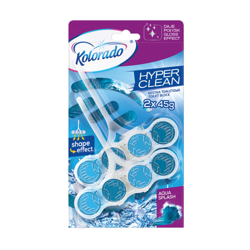 WC blok Kolorado Hyper Clean AQUA SPLASH 2x45g