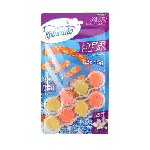 WC blok Kolorado Hyper Clean JAZMÍN 2x45g