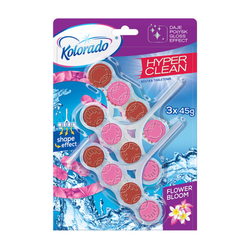 WC blok Kolorado Hyper Clean FLOWER BLOOM 3x45g