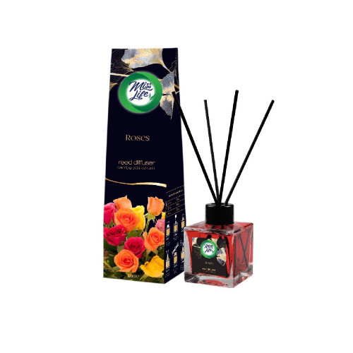 Miss Life Bamboo stick osviežovač 100ml Rose