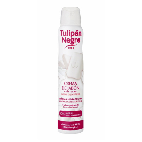 Tulipán Negro Deo Spray Crema de Jabón 200ml Tulipán Negro Deo Spray Crema de Jabón 200ml