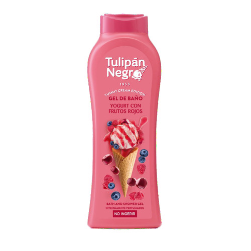 Tulipán Negro sprchový gél Yogurt Con Frutos Rojos 650ml Tulipán Negro sprchový gél Yogurt Con Frutos Rojos 650ml