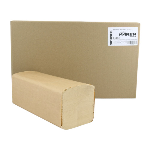 ZZ EKO skladané utierky 25x20 CM ,2vr.100 % celulóza (3000ks)